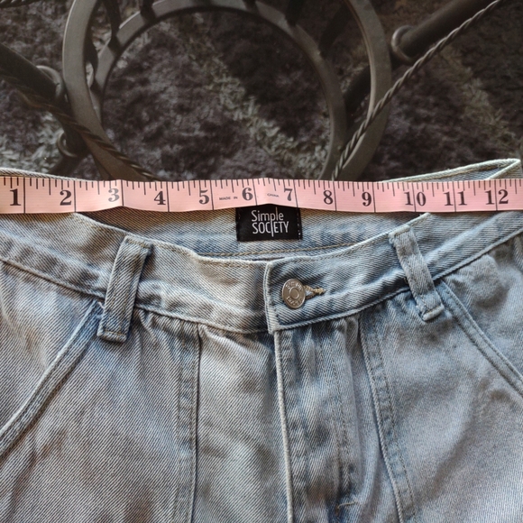 Simple Society Women's Vintage Light Wash Highrise Bootcut Jeans Size 3 - Picture 11 of 13